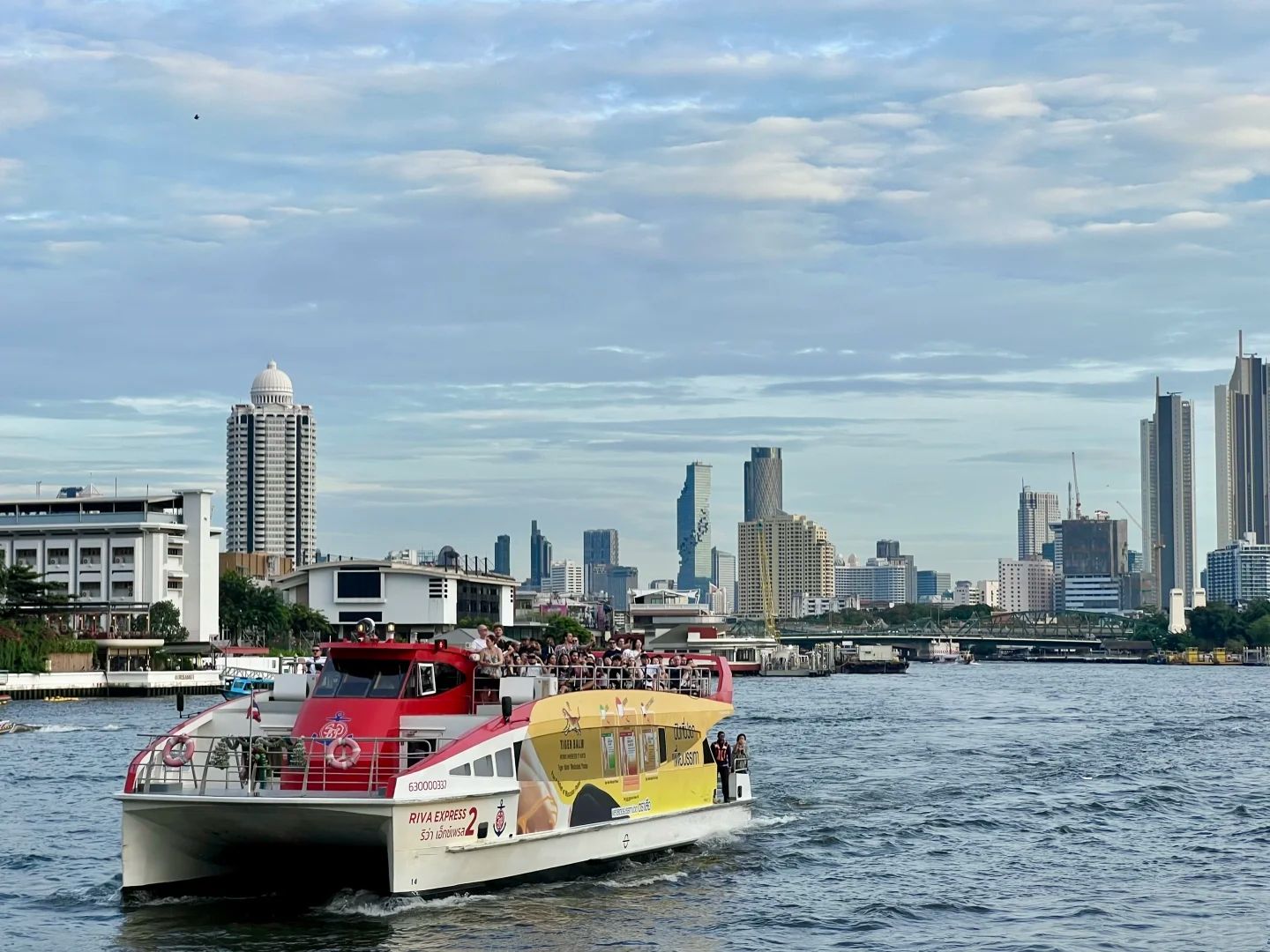 Bangkok sits on the Chao Phraya. The palace, the temples, and the old Chinese town are on that water.