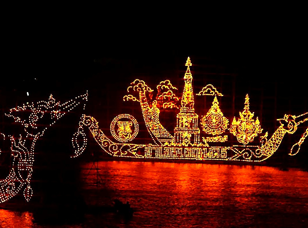 Ok Phansa light boats — October festival nights on the Mekong.