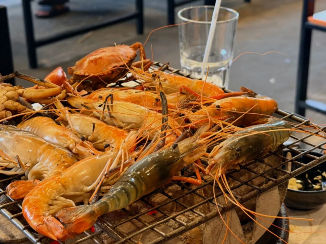 Grilled Seafood at Beachside Stalls