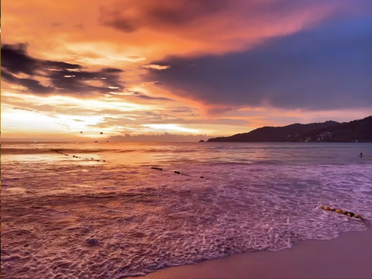 West Coast Beach Sunset Bars