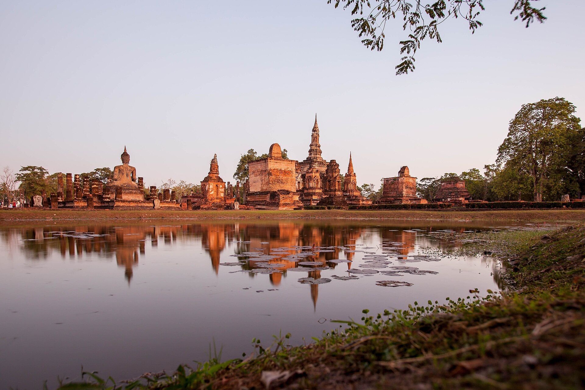 Historical Park at Dusk
